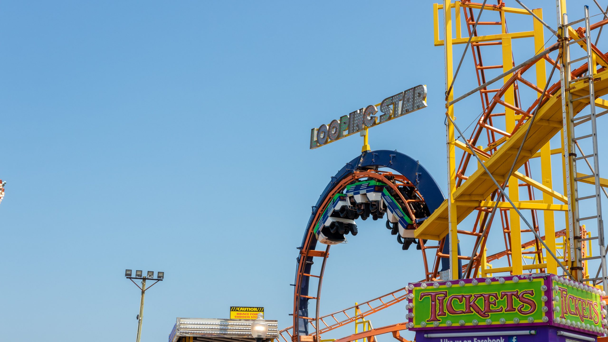 Looping Star Roller Coaster Jolly Roger Pier Rides