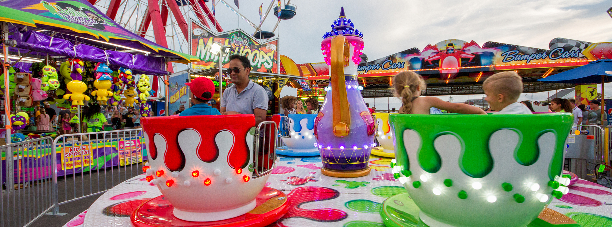 Hours & Events | Jolly Roger Pier Amusements Ocean City MD